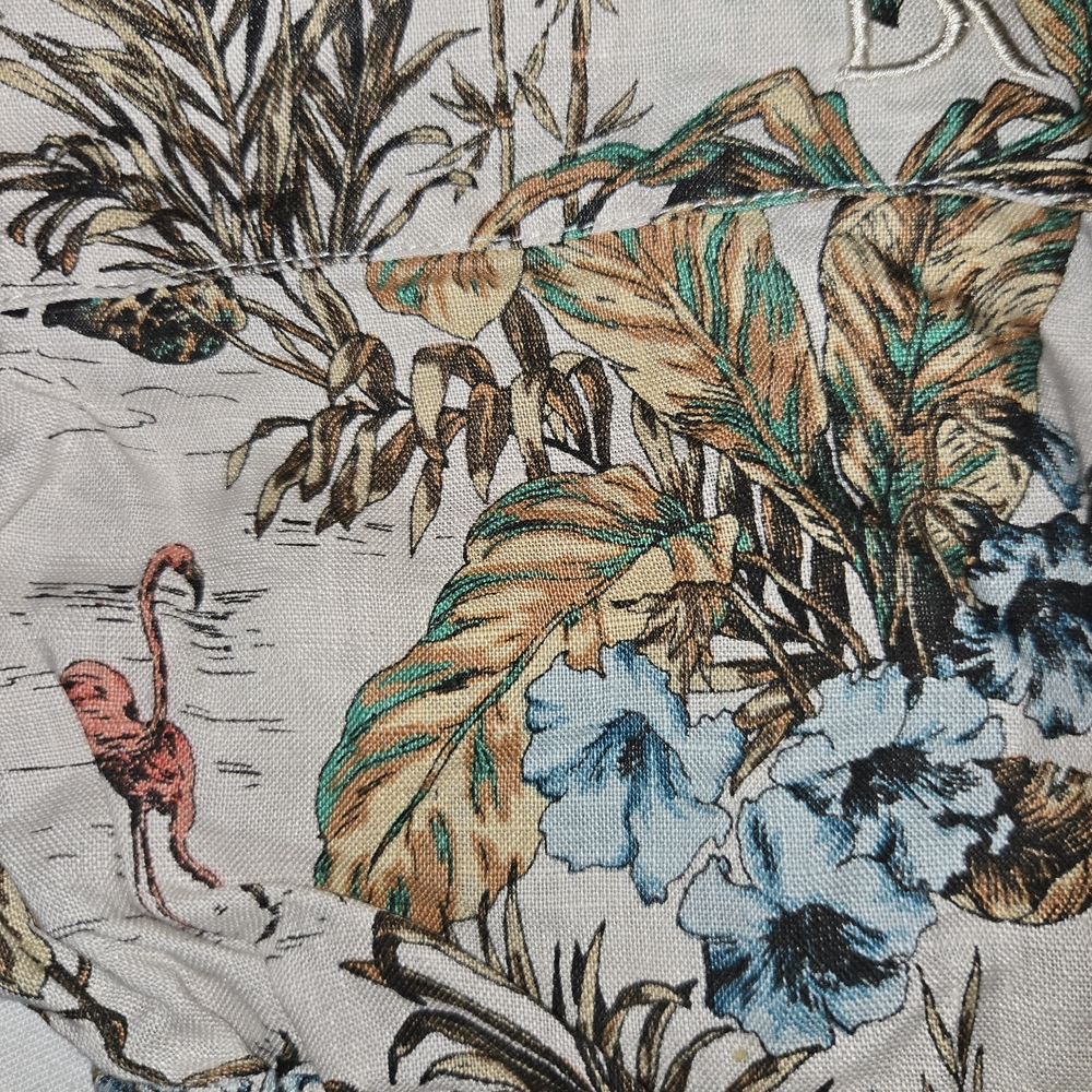 Tropical Print Baby Romper - Picture 4 of 4